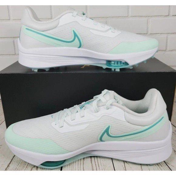 Nike Air Zoom Infinity Tour NEXT% Golf Shoes DC5221-143 White Mint Foam Sz 8.5 - Picture 9 of 12